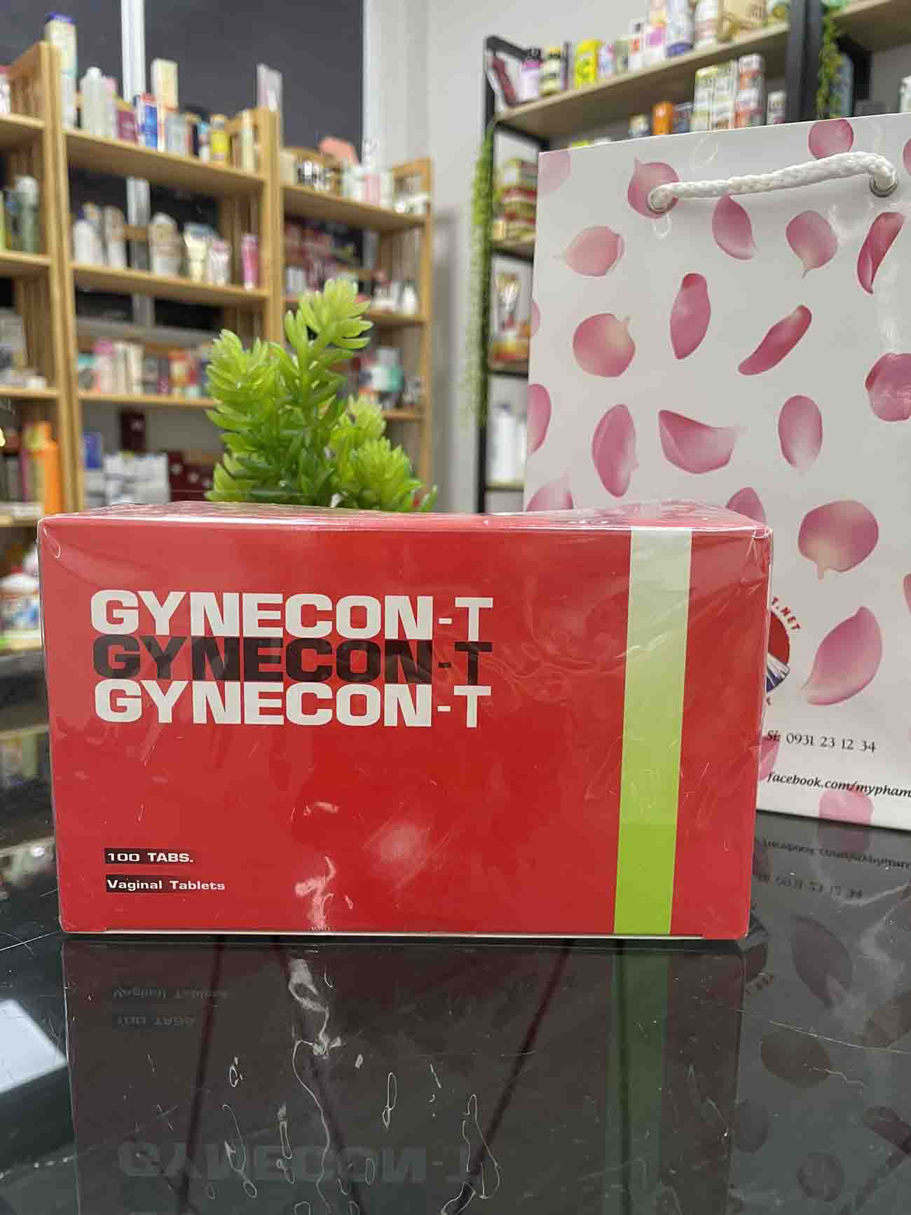 Viên đặt phụ khoa Gynecon-T Thái Lan trà xanh