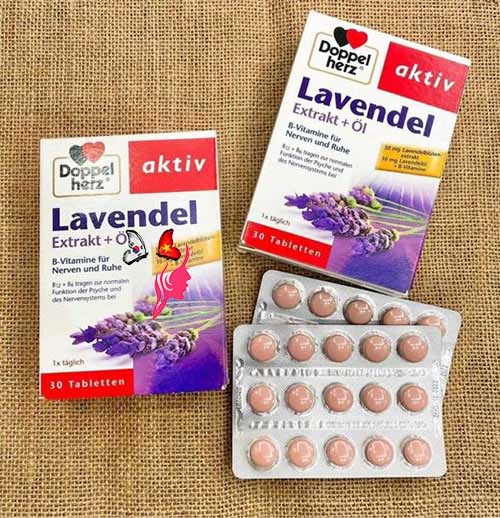 Viên hỗ trợ ngủ ngon Doppelherz Aktiv Lavendel Extrakt öl