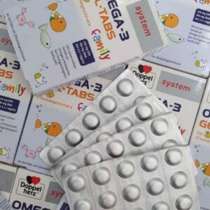 Viên nhai Doppelherz Omega 3 Family Đức chính...