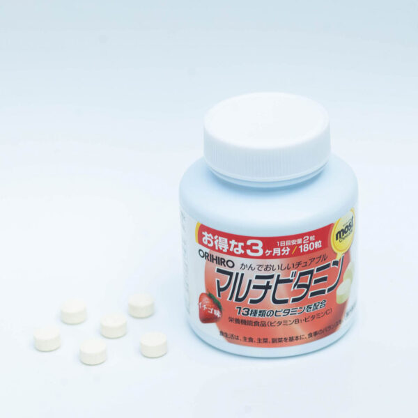 Viên nhai Vitamin tổng hợp Orihiro vị dâu ...