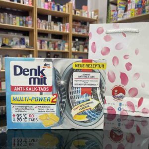 Viên tẩy máy giặt Denkmit Đức hộp 60 vi...