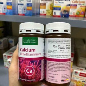 Viên uống Calcium Lithothamnium Kapseln Sanct B...