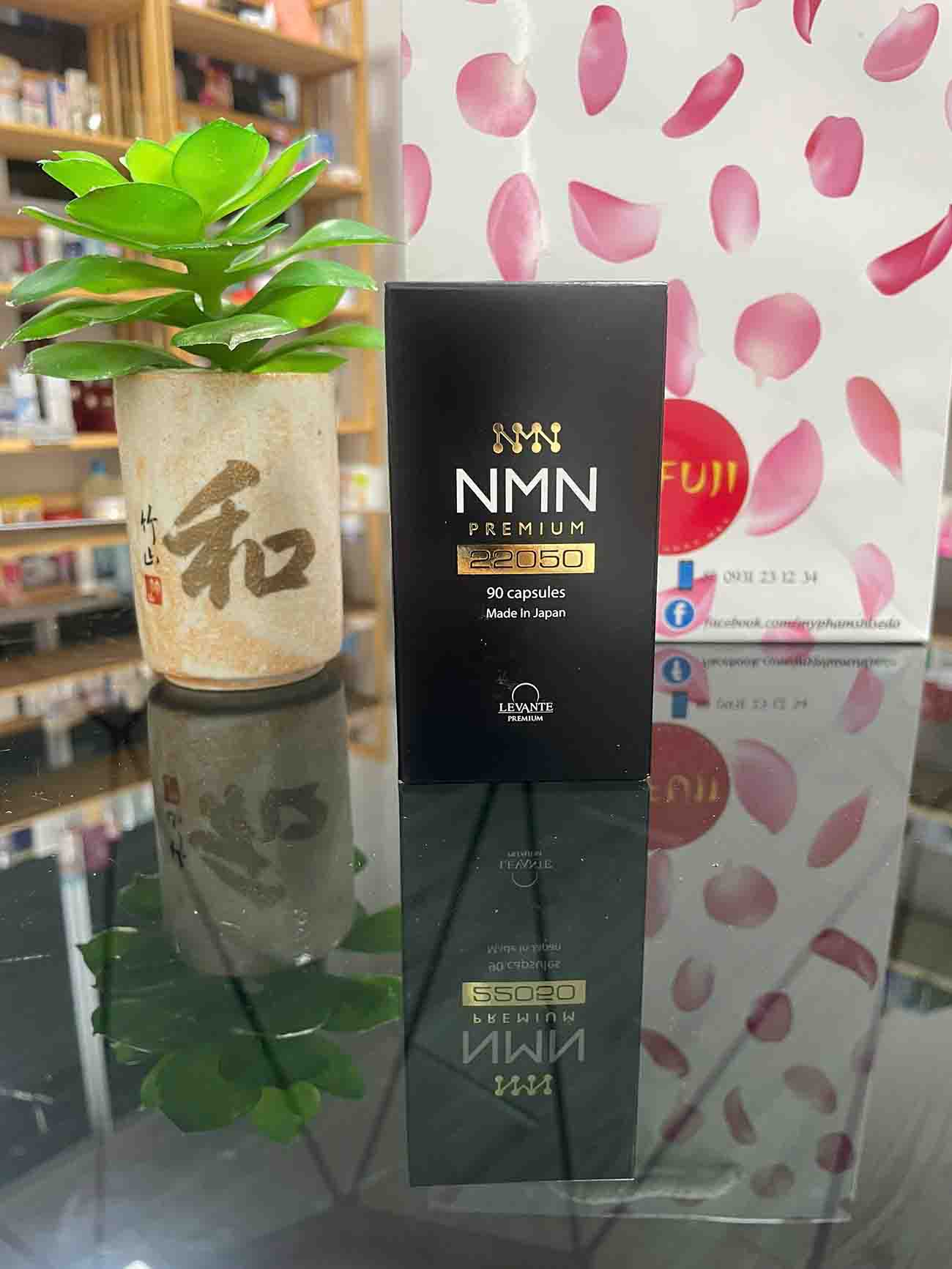 Viên uống Levante NMN Premium 22050 Nhật Bản 90 viên