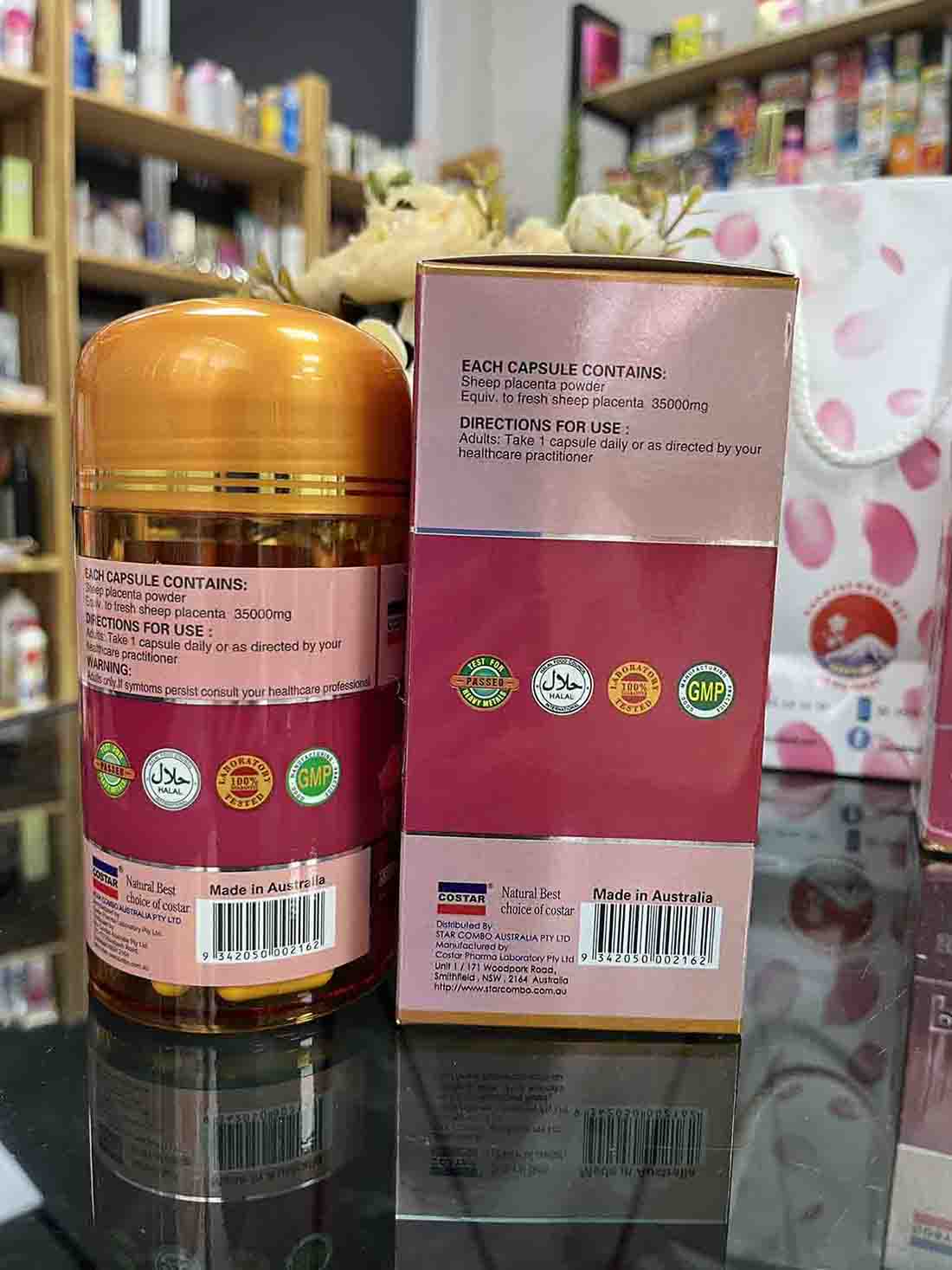 Viên uống Nhau Thai Cừu 35000mg Costar