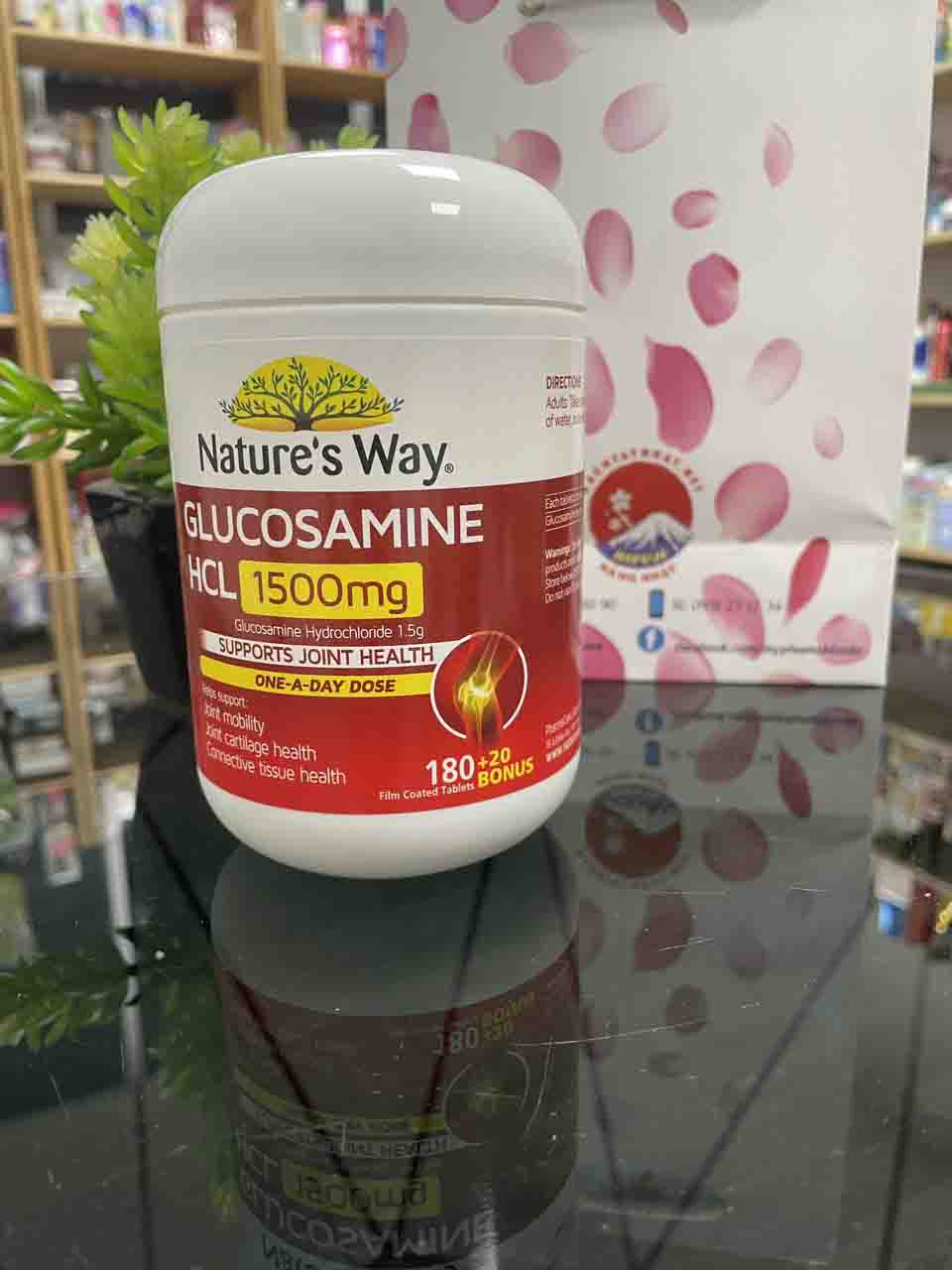 Viên uống bổ khớp Nature’s Way Glucosamine HCL 1500mg 200 viên