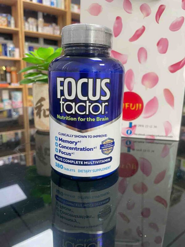 Viên uống bổ não Focus Factor Mỹ 180 viên
