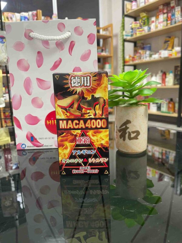 Viên uống bổ thận Maca 4000 Yuuki Nhật Bản 360 viên - Hình ảnh 4