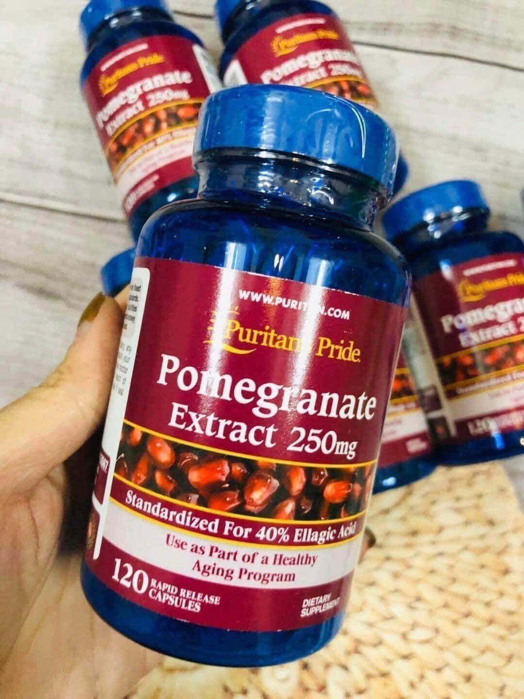 Giới thiệu viên uống lựu đỏ Pomegranate