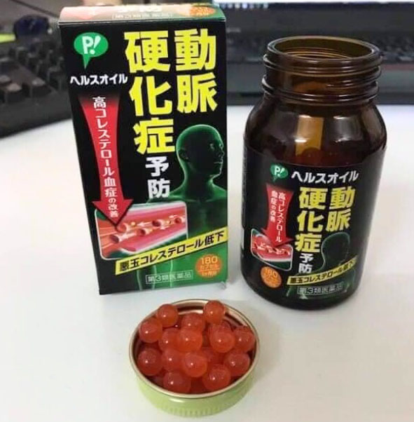 Viên uống chống xơ vữa động mạch Healthoil Nhật