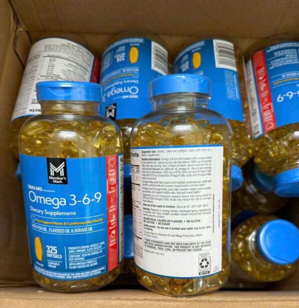 Viên uống dầu cá Omega 3 6 9 Supports Heart ...