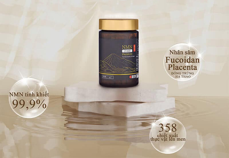 Viên uống đẩy lùi lão hoá NMN 21600 Premium Japan 60 viên