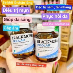 Viên uống đẹp da Blackmores Insolar chính h...