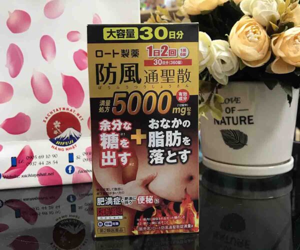 Viên uống hỗ trợ cân nặng Rohto 5000mg 3...