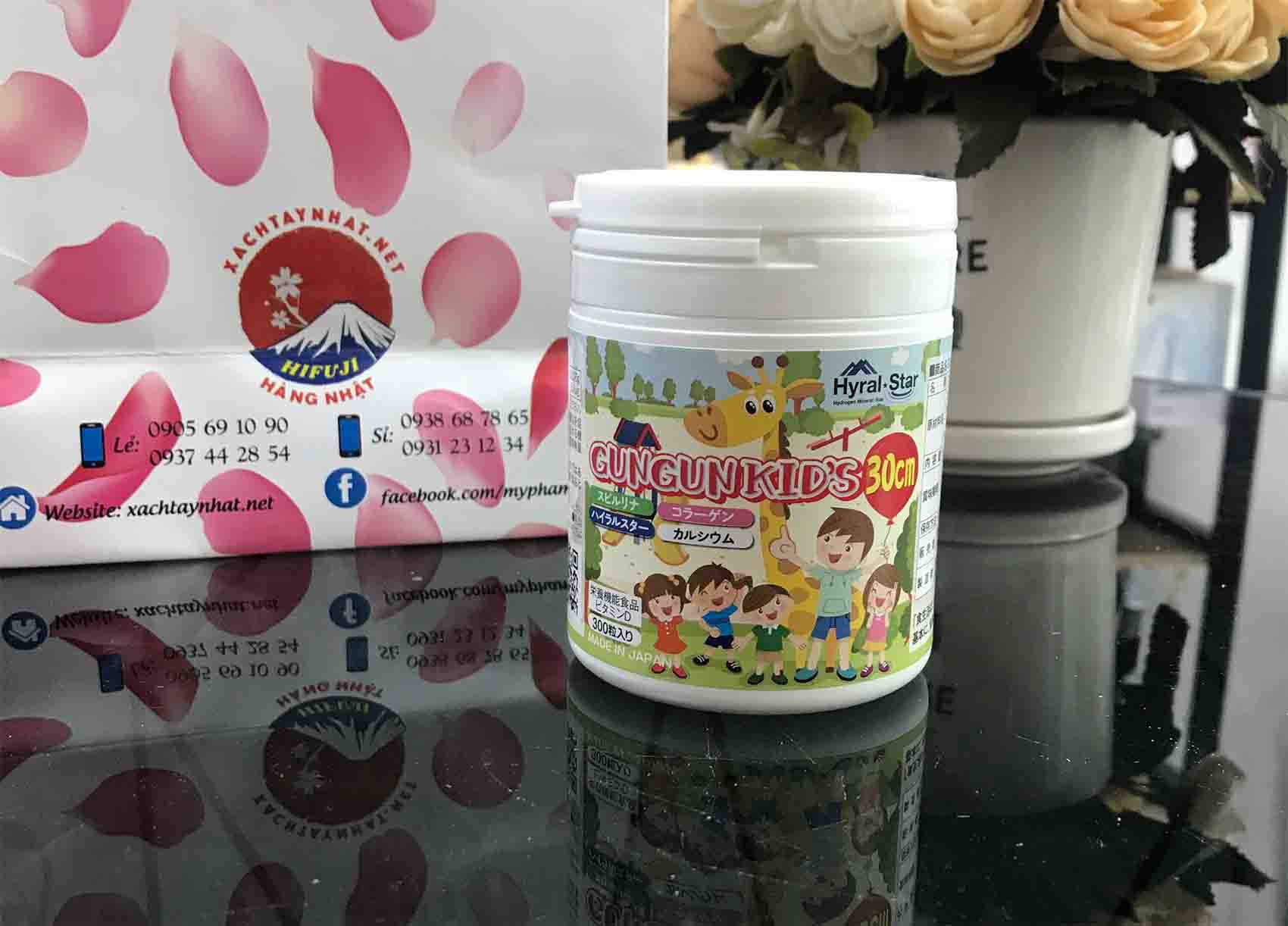 Viên uống tăng chiều cao cho bé Ribeto GungunKids 30CM 300 viên