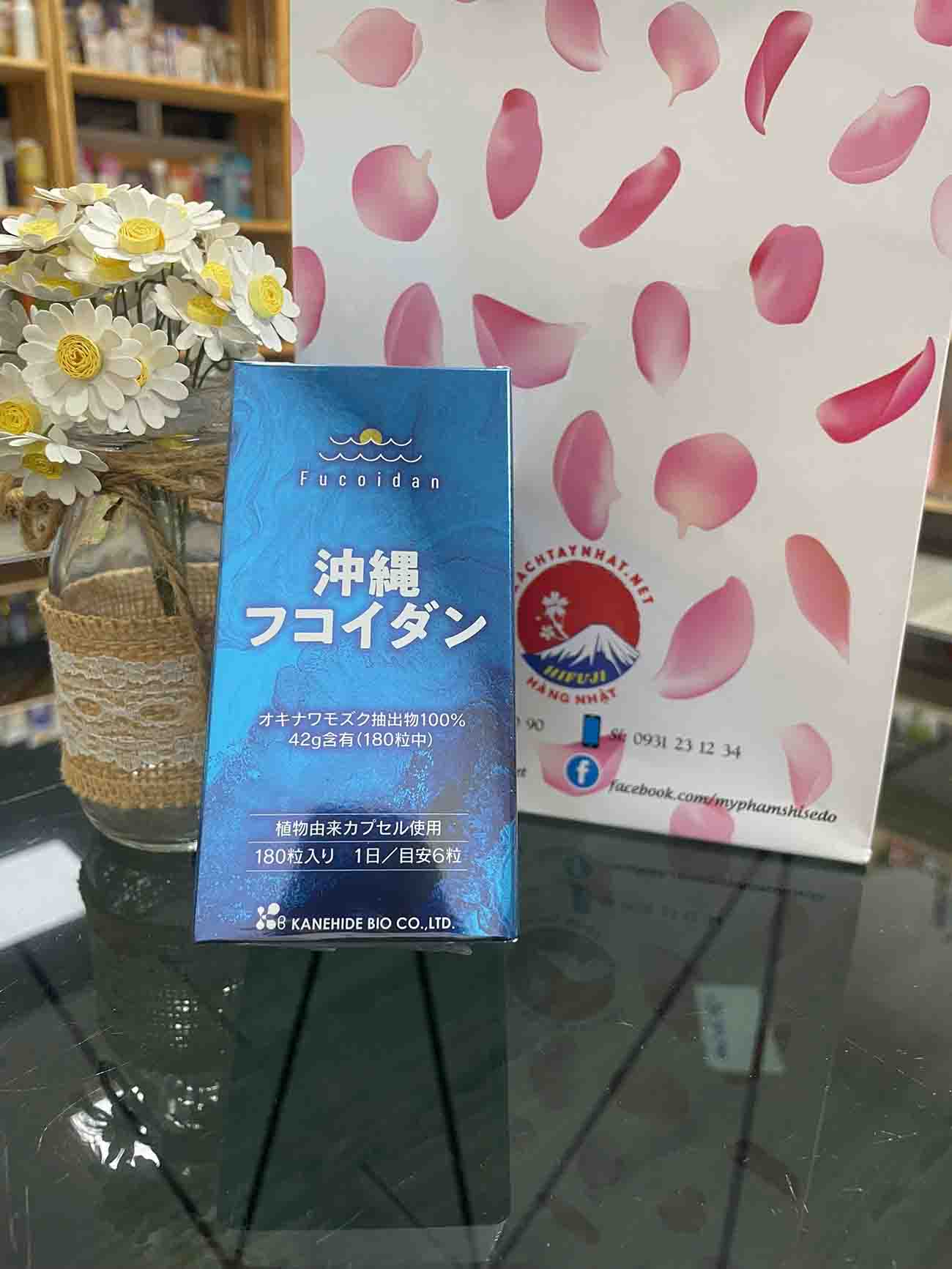 Viên uống tảo Fucoidan Okinawa Nhật mẫu mới