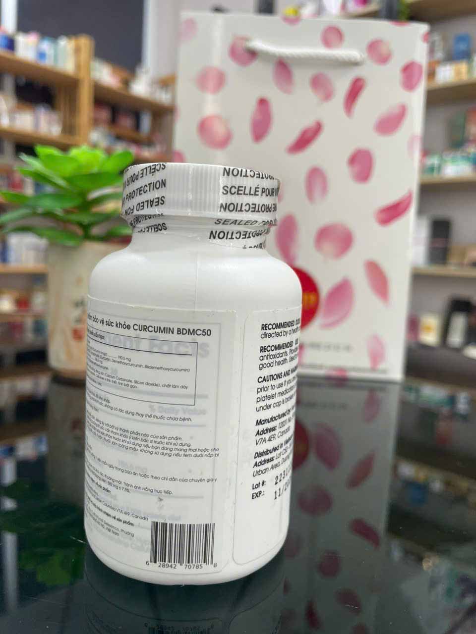 Viên uống tinh chất nghệ SSV Curcumin BDMC50 Canada