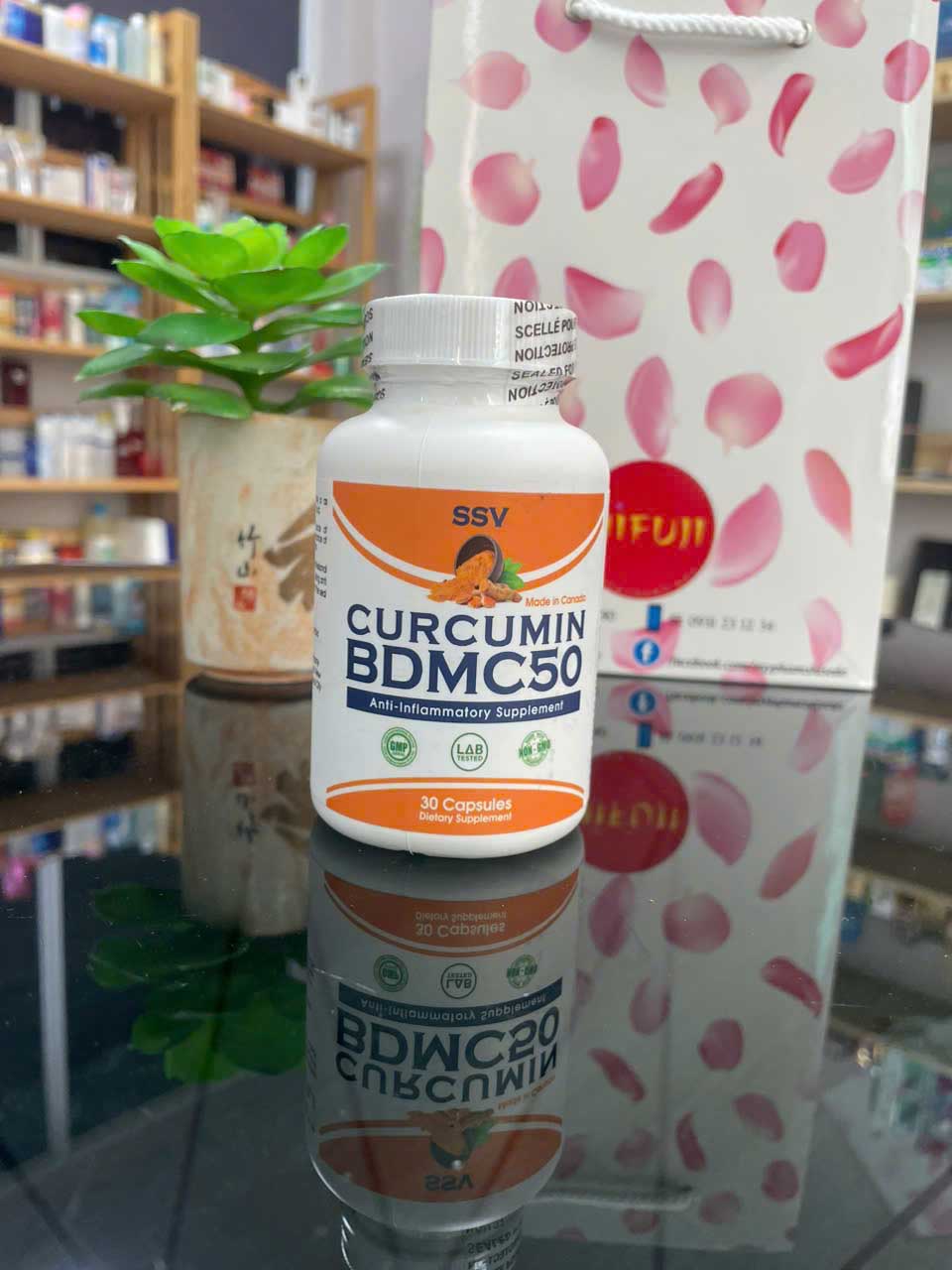 Viên uống tinh chất nghệ SSV Curcumin BDMC50 Canada 30 viên