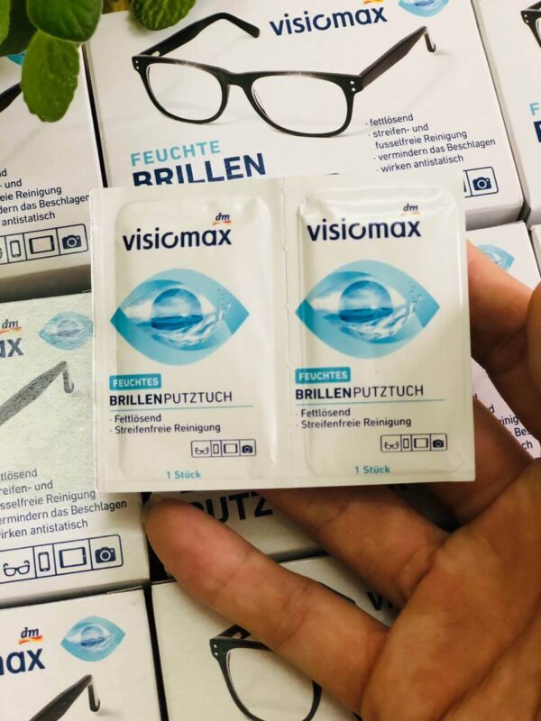 Giấy lau kính Visiomax của Đức 52 miếng