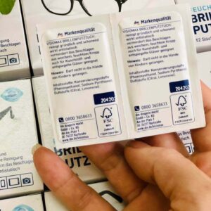 Giấy lau kính Visiomax của Đức 52 miếng
