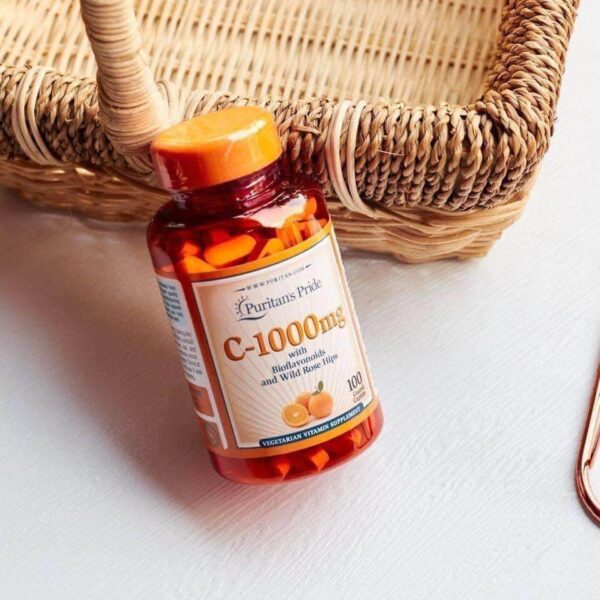 Vitamin C 1000mg Puritans Pride 100 Viên Của Mỹ - Hình ảnh 2