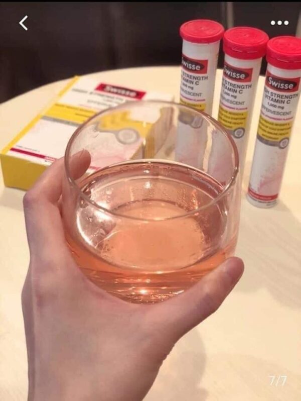 Viên Sủi Vitamin C Swisse High Strength 1000mg ...
