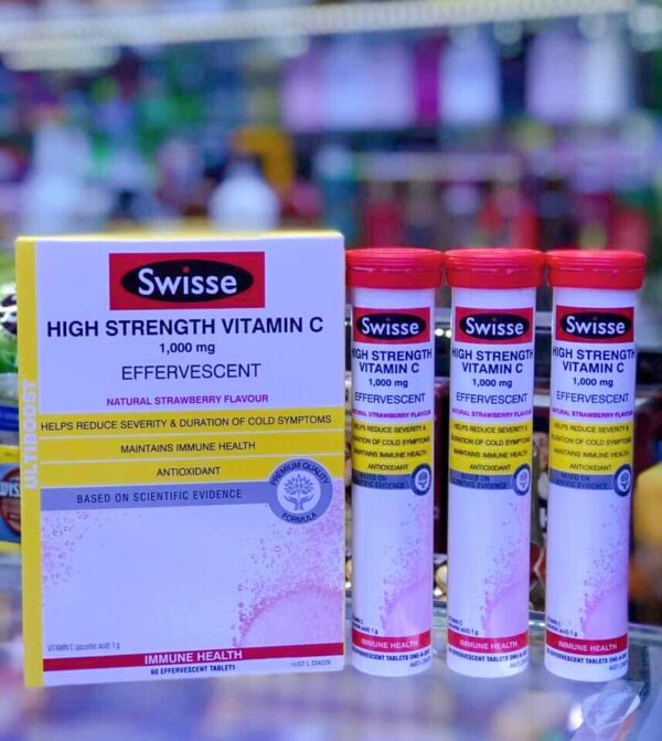 Viên Sủi Vitamin C Swisse High Strength 1000mg ...