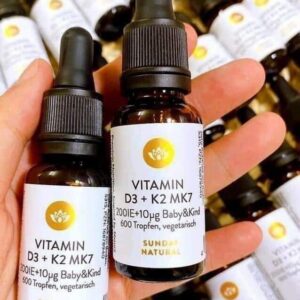 Vitamin D3 K2 MK7 Của Đức Sunday Natural