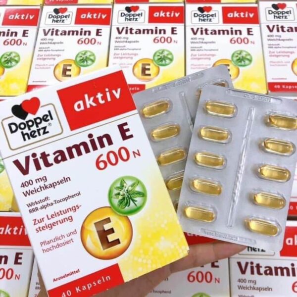 Vitamin E Đức Doppelherz Aktiv 600N 40 Viên