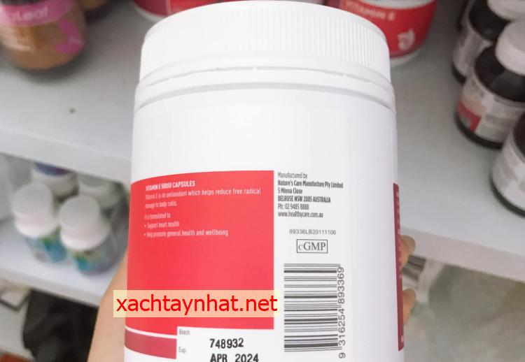 Vitamin E Healthy Care chính hãng mua ở đâu? Giá bao nhiêu? 