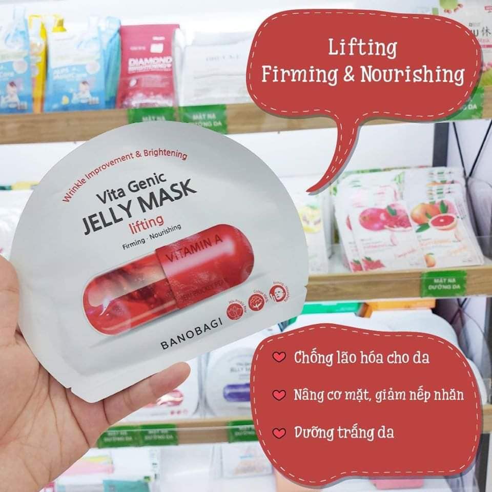 Vita Genic Lifting (Vitamin A) màu đỏ: chống lão hoá, nâng cơ và làm săn chắc da.