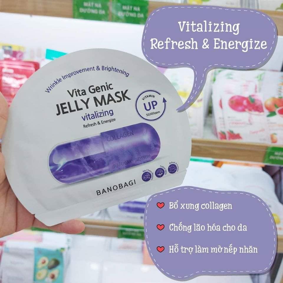 Vita Geni Vitalizing (Collagen) màu tím: cấp ẩm, tăng độ đàn hồi cho da
