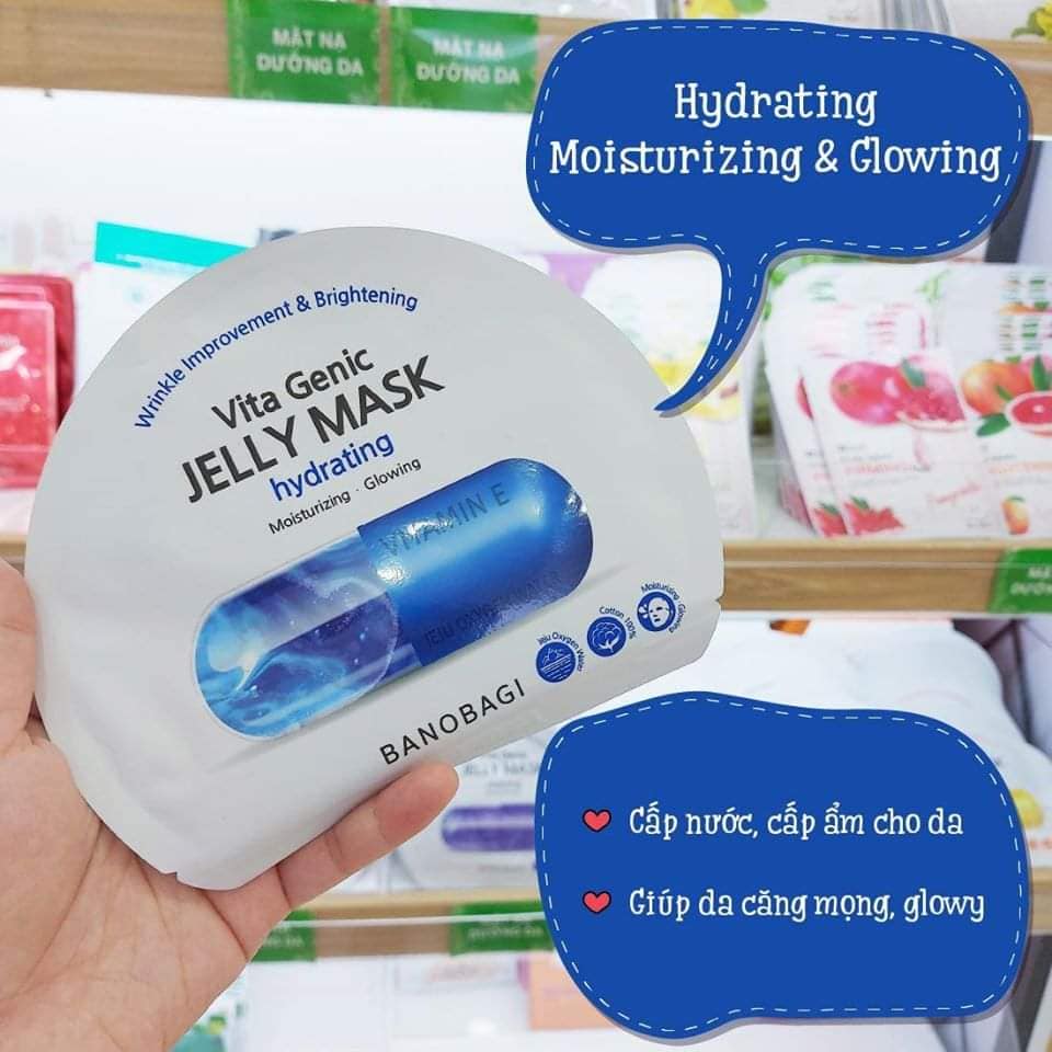 Vita Genic Hydrating (Vitamin E) màu xanh dương: cấp nước tức thì cho làn da thiếu nước.