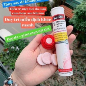 Viên Sủi Vitamin C Swisse High Strength 1000mg ...