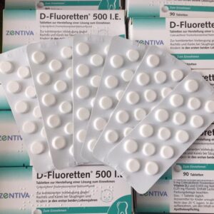 Vitamin D Fluoretten 500 i.e Zentiva Đức