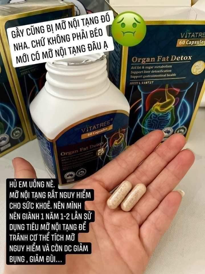 Giới thiệu Vitatree Organ Fat Detox Úc