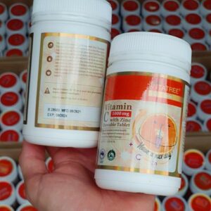 Viên nhai Vitatree Vitamin C 1000mg + ZinC 100 vi...
