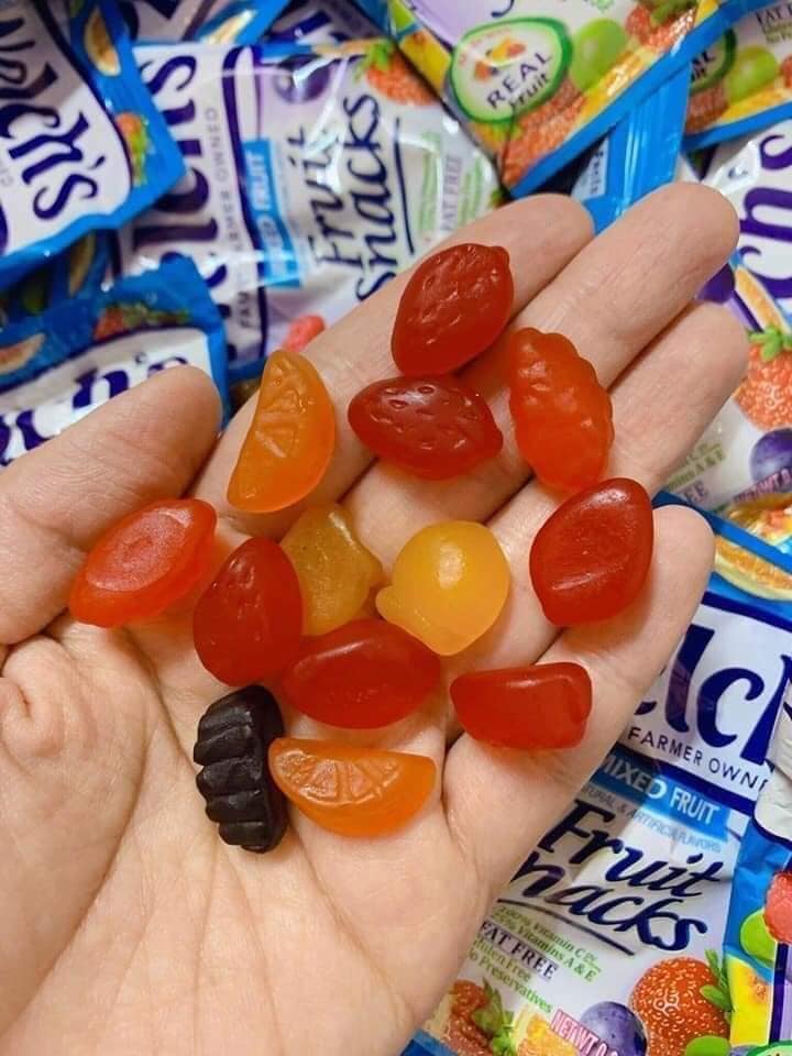 Công dụng của kẹo dẻo trái cây Welch's Fruit Snacks 