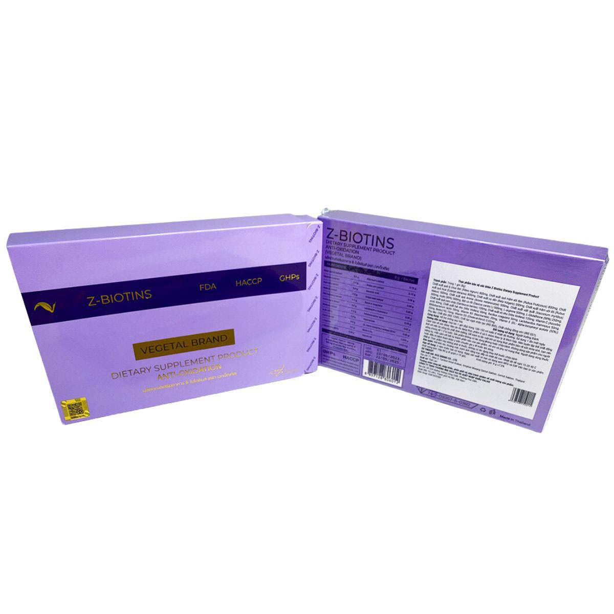 Z Biotins Vegetal Brand Dietary Supplement Product