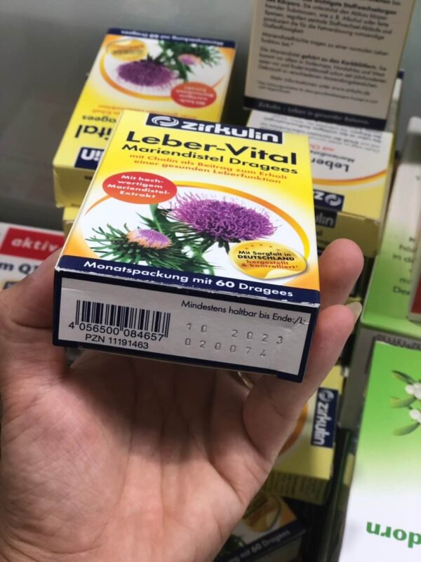 Viên uống Bổ Gan Zirkulin Leber Vita 60 Viên...
