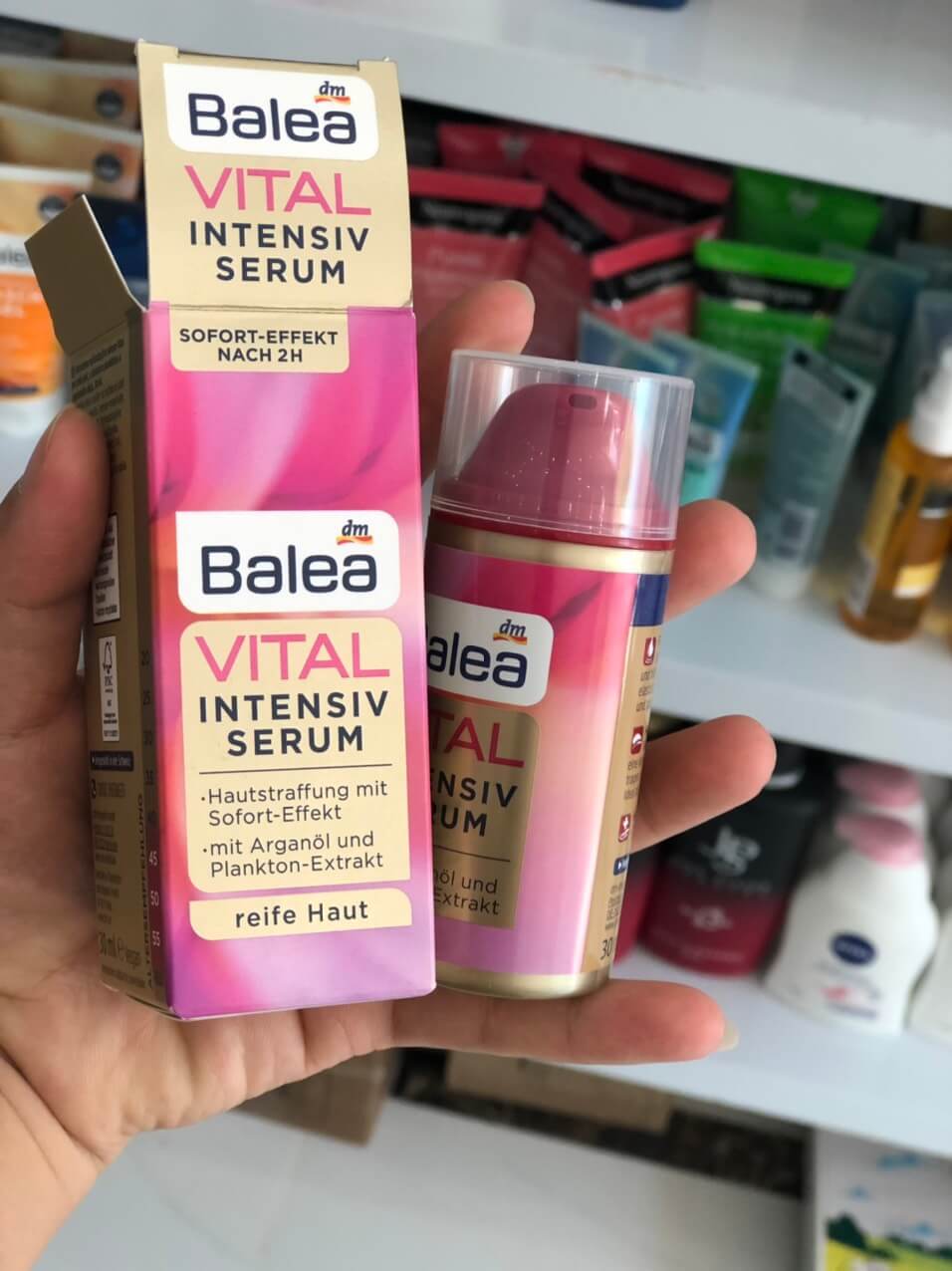 Thành phần serum trị nám Balea Đức