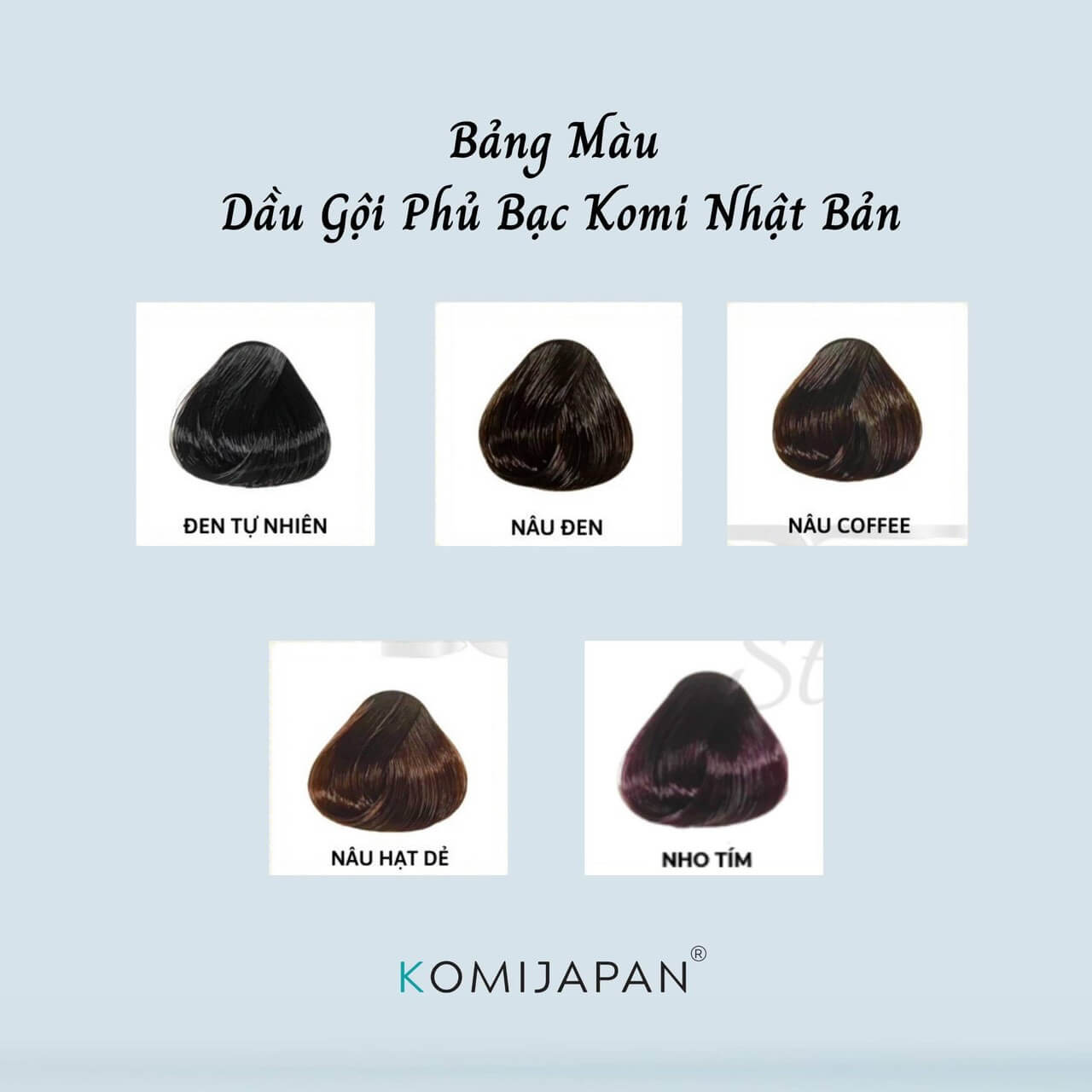 Dầu gội đen tóc Nhật có bao nhiêu loại?
