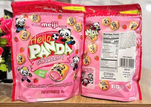Bánh gấu Meiji Hello Panda cho bé Mỹ chính ...
