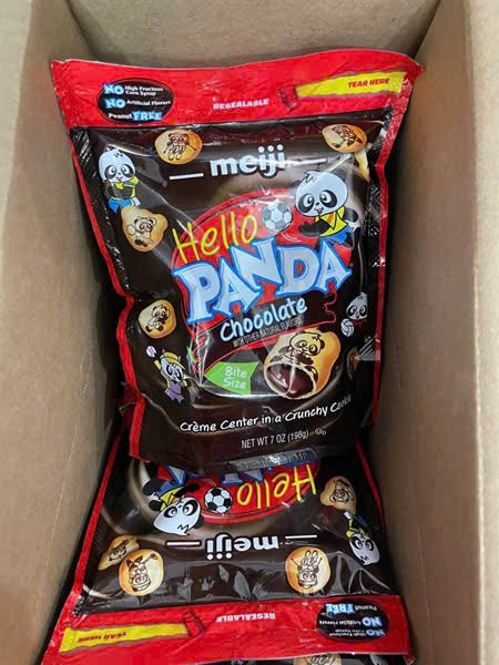 bánh gấu socola meiji