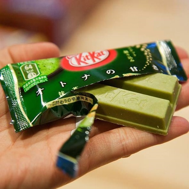 banh kitkat tra xanh