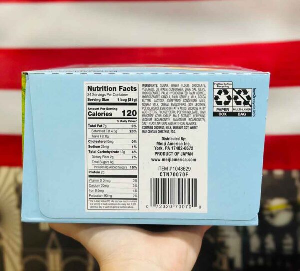 Bánh nấm Meiji Chocorooms Mỹ chính hãng 24 ...
