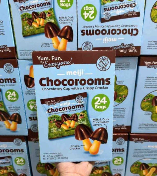 Bánh nấm Meiji Chocorooms Mỹ chính hãng 24 ...