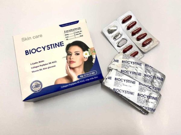Viên uống hỗ trợ da, tóc Medistar Biocysti...