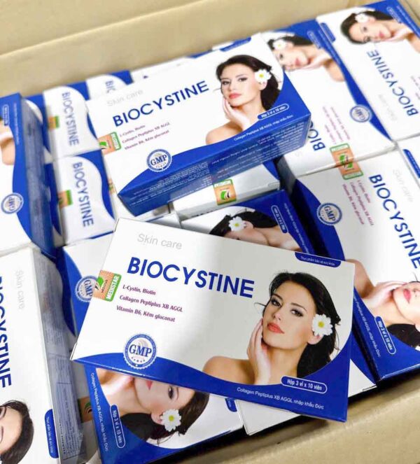 Viên uống hỗ trợ da, tóc Medistar Biocysti...