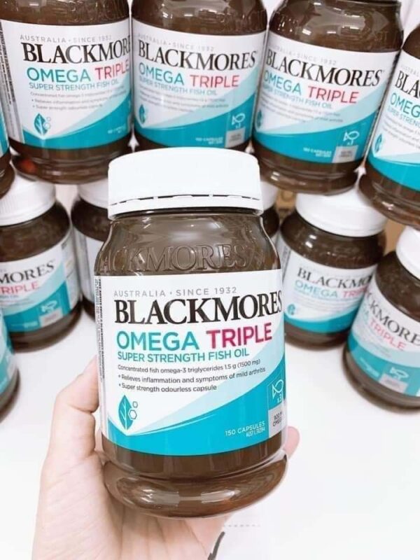 Viên uống Blackmores Omega Triple Supper Streng...