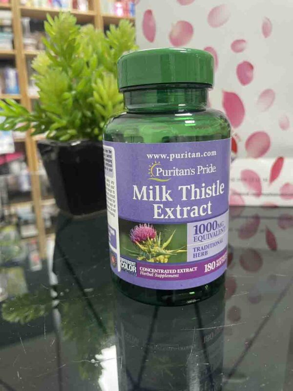 Viên uống bổ gan Milk Thistle Extract 1000mg ...